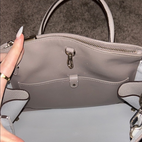 Kate Spade Gray Leather Handbag - Picture 4 of 6
